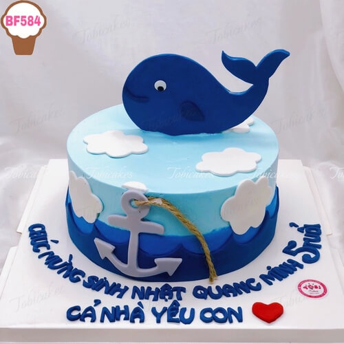 Banh Sinh Nhat Cute Voi Chu De Bien 2