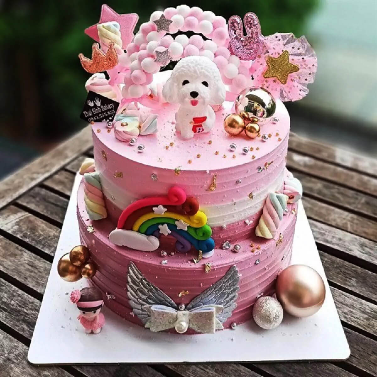 Banh Sinh Nhat Cute Voi Keo Ngot 1