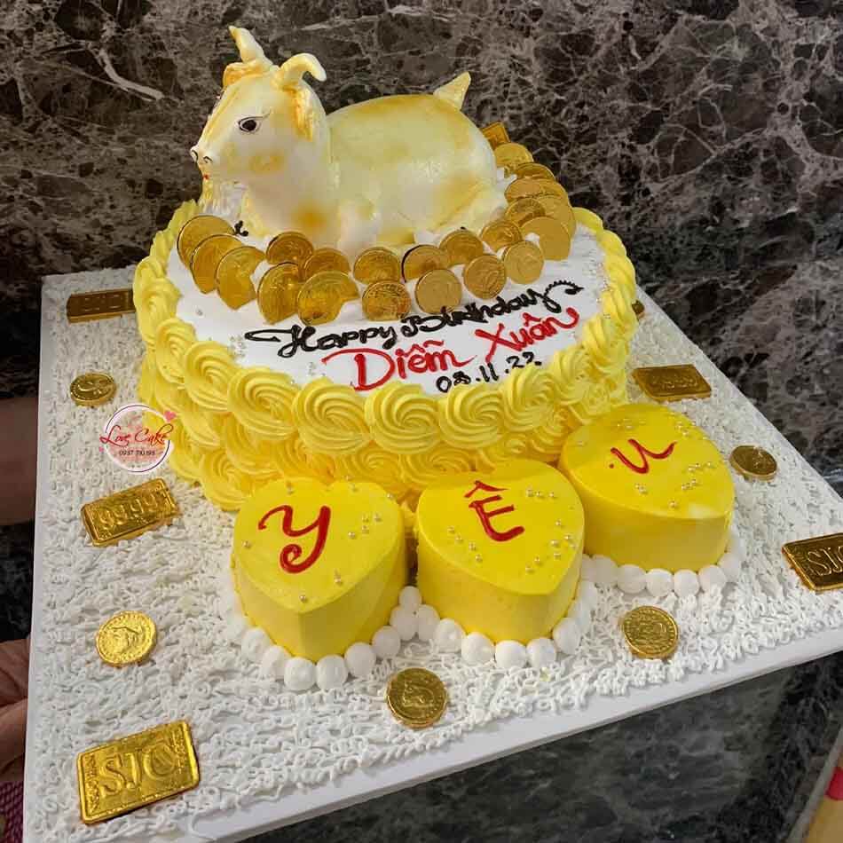 Mau banh sinh nhat hinh de cute